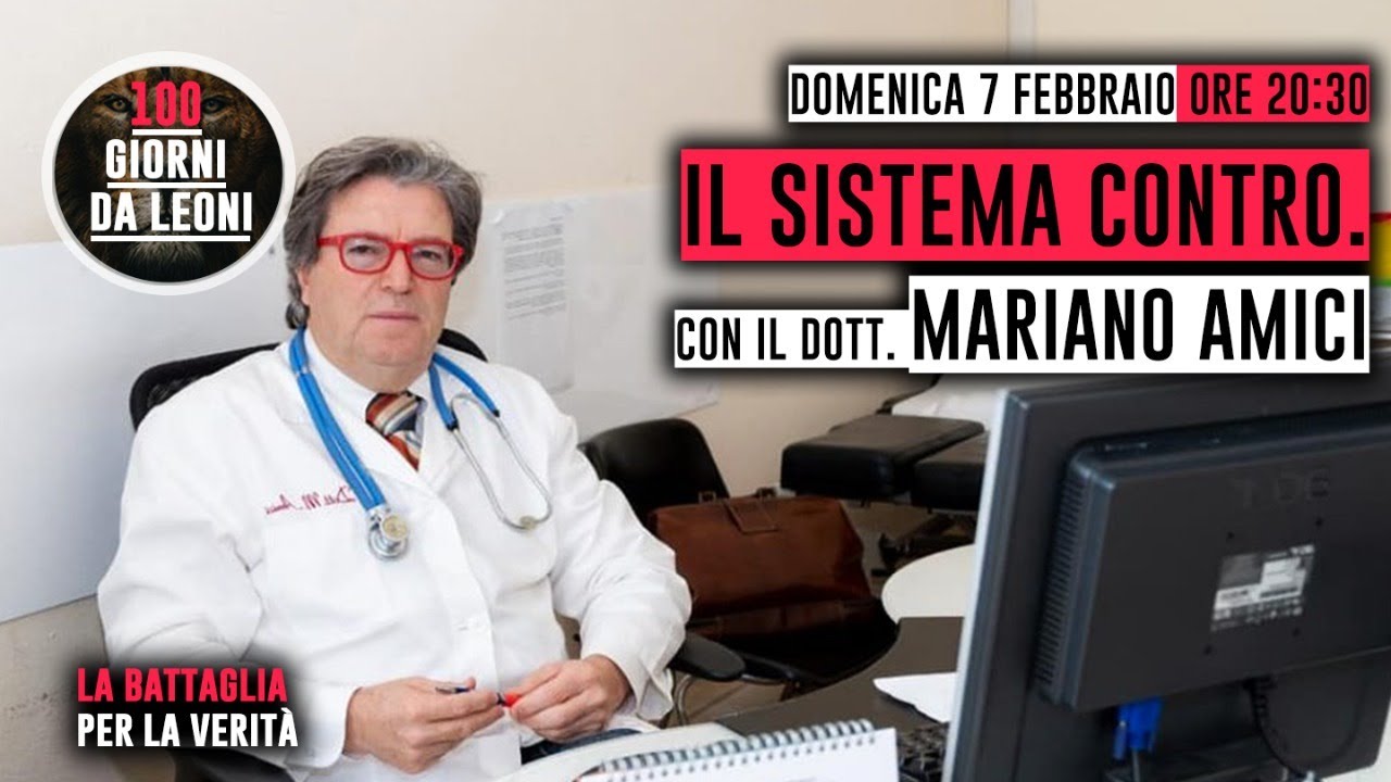 Il Sistema Contro Con Il Dott Mariano Amici Domenica 7 Febbraio Ore